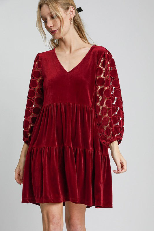 long sleeve velvet babydoll dress Umgee Lace Velvet Sheer Polka-dot Boho Babydoll Ruffle Long Sleeve long sleeve velvet babydoll dress Umgee Lace Velvet Sheer Polka-dot Boho Babydoll Ruffle Long Sleeve