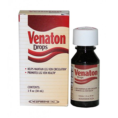 Venaton Drops Leg vein health supplement with plastic dropper 1 oz bottle