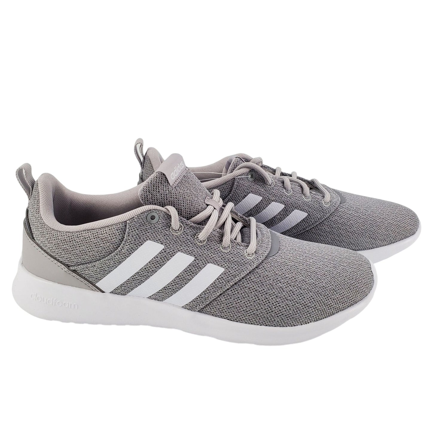 ADIDAS Sneakers Woman’s 10 Cloudfoam QT Racer 2.0 Activewear Athletic Shoes Gray