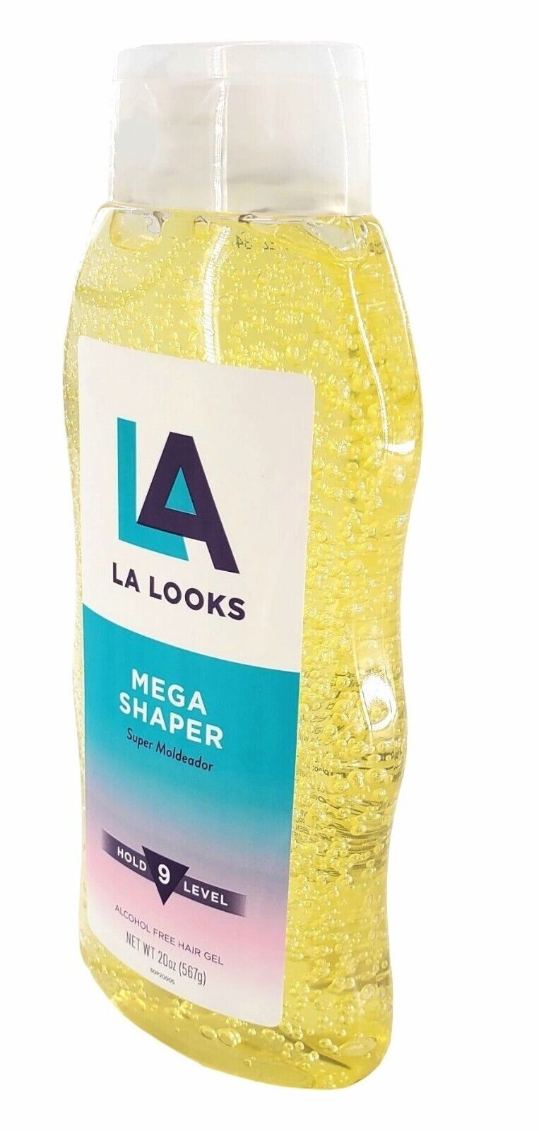 LA Looks Hair Gel Mega Shaper Level 9 Hold 20 Oz Squeeze bottle