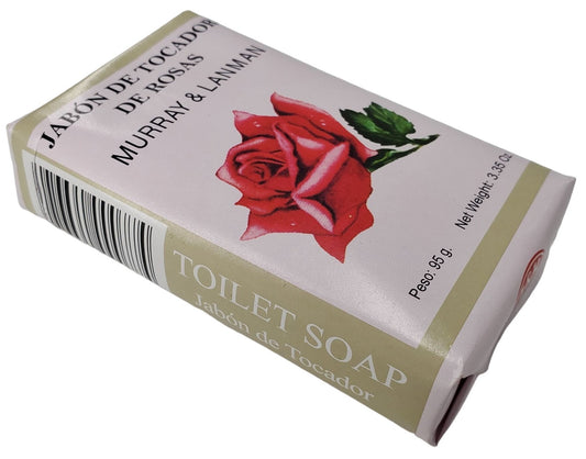 Rose Soap Bar 95G (3.35OZ) Murray Lanman Rose scented bar soap