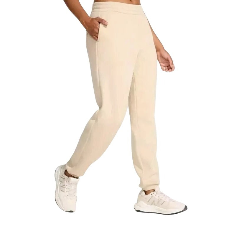 Mondetta Women Fleece Jogger Pants Leisure Elastic Waist Sweatpants Loungewear