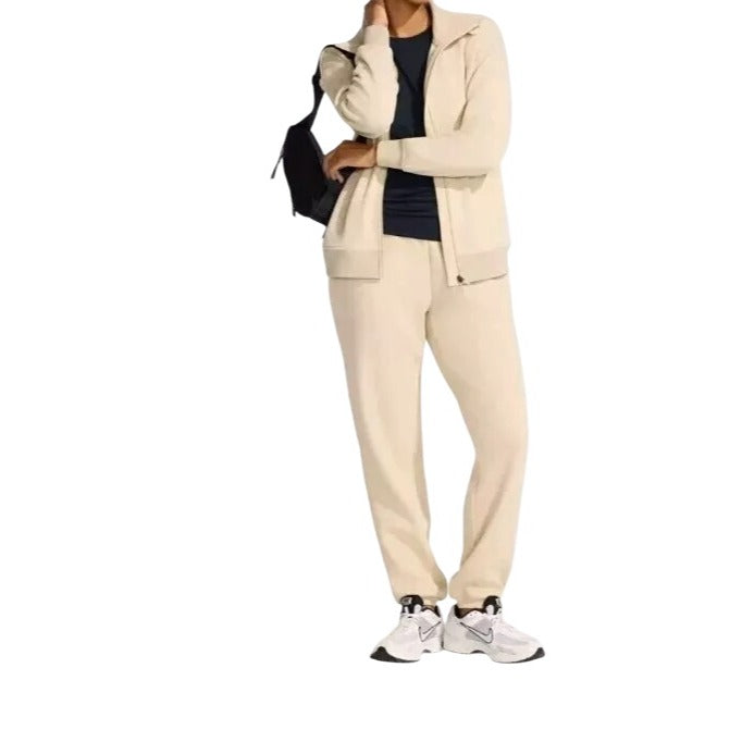 Mondetta Women Fleece Jogger Pants Leisure Elastic Waist Sweatpants Loungewear