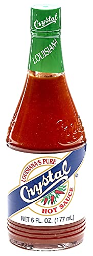 Crystal Louisiana's Pure Hot Sauce, Original, 6 Ounce Glass Bottle