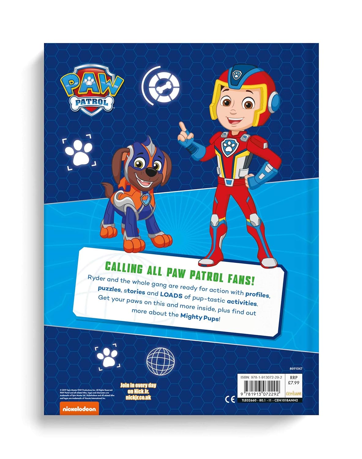 Paw Patrol Annual 2020 by Centum Books Ltd Book Children's Picture Nickelodeon