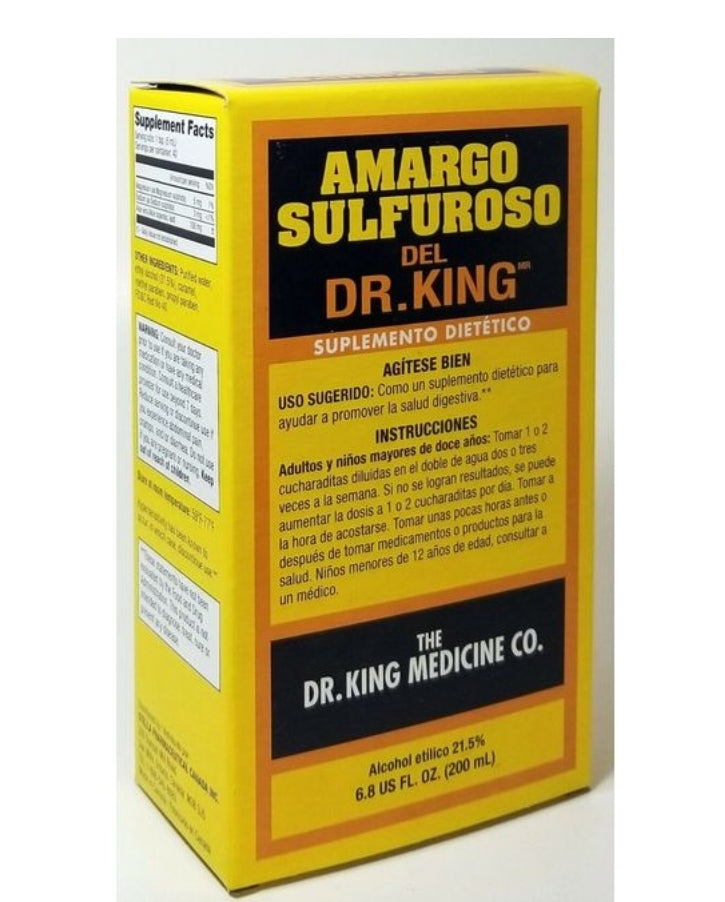 Dr Kings Sulphur Bitters Dietary Supplement 200mL(6.8oz)