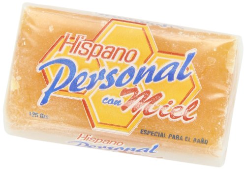 Hispano Personal Soap with Honey(con miel) Soap, 4.4 oz./ 125 g