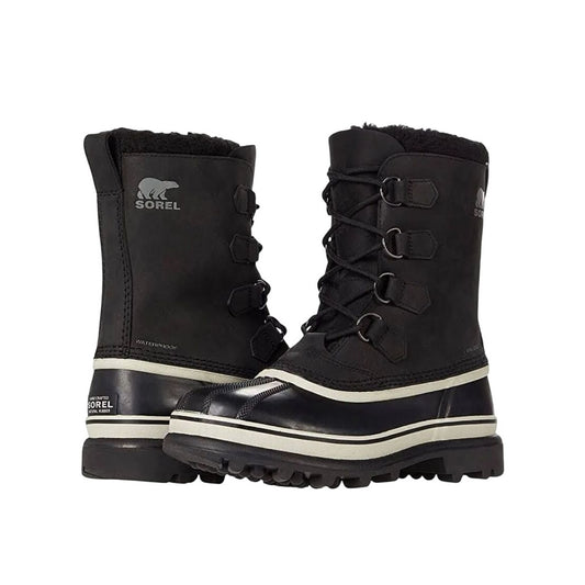 SOREL Mens Caribou Winter Snow Boots Outdoor Waterproof Duck Shoes Leather