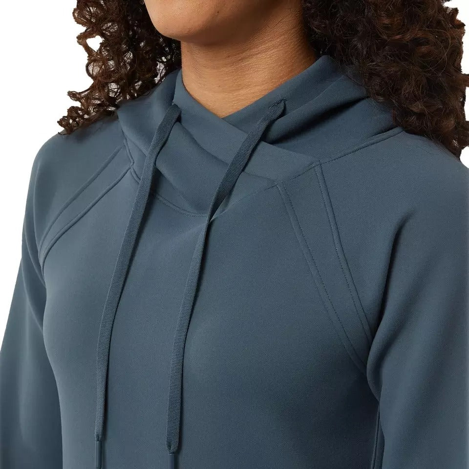 32 Degrees Women's Soft Tech Hoodie Raglan Pullover Kangaroo Sweatshirt Top