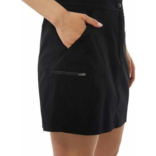 32 Degrees Stretch Skort Skirt Shorties Athleisure Shorts Zipper Zip Pockets