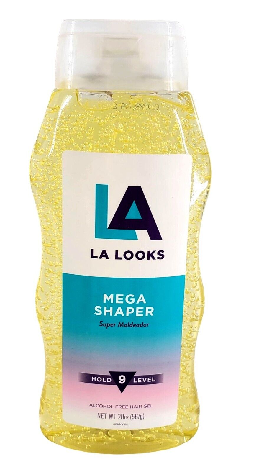 LA Looks Hair Gel Mega Shaper Level 9 Hold 20 Oz Squeeze bottle