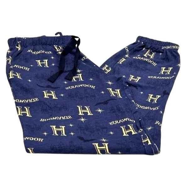 Harry Potter L PJ 2-Piece Hogwarts Women Pajama Lounge Set Long Sleeve Top Pant