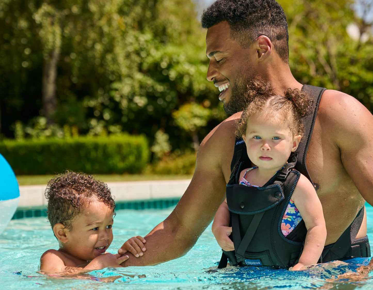 Aquaroo Water Soft Baby Carrier Pool Beach Secure Harness Outdoor Handsfree