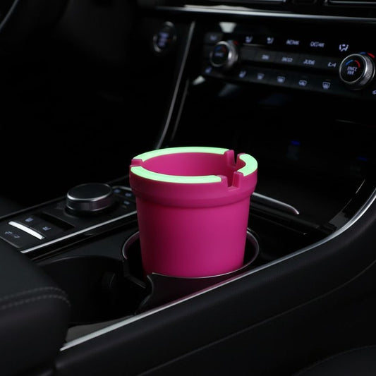 Butt Bucket Stub Out Car Ash Tray Glow in the Dark Cup Holder Self Extinguishing
