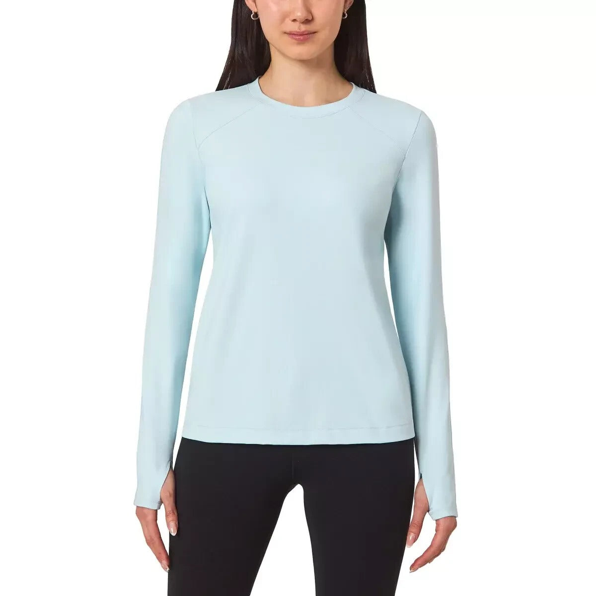 Mondetta Athletic Anti-odor Moisture Wicking  Active Top Thumb Holes Shirt