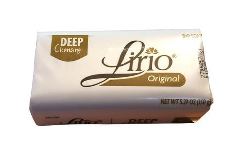 Lirio Dermatologic Cleansing Bath/Body soap- 5.29 oz (150g) - Jabon Lirio Neutral Bar Soap