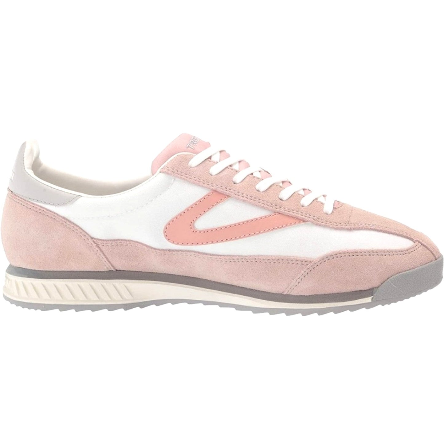 Tretorn Womens Sneakers Rawlins Pink Suede Lace-Up Casual Tennis Shoes Retro