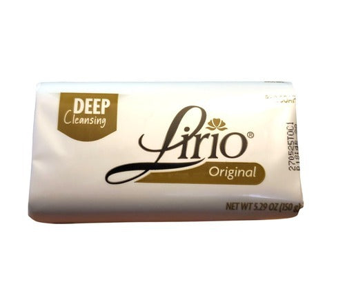 Lirio Dermatologic Cleansing Bath/Body soap- 5.29 oz (150g) - Jabon Lirio Neutral Bar Soap