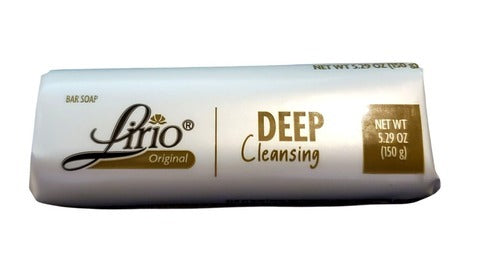 Lirio Dermatologic Cleansing Bath/Body soap- 5.29 oz (150g) - Jabon Lirio Neutral Bar Soap