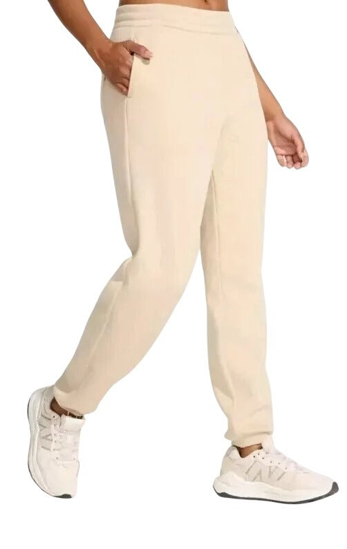 Mondetta Women Fleece Jogger Pants Leisure Elastic Waist Sweatpants Loungewear