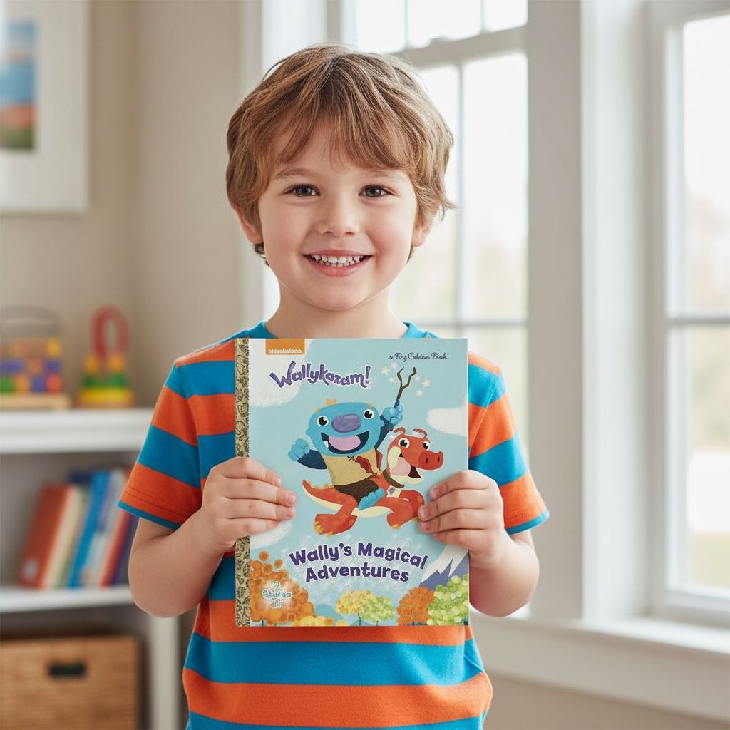 Wallykazam! Wally's Magical Adventures by Golden Books 2 Stories in 1 Education