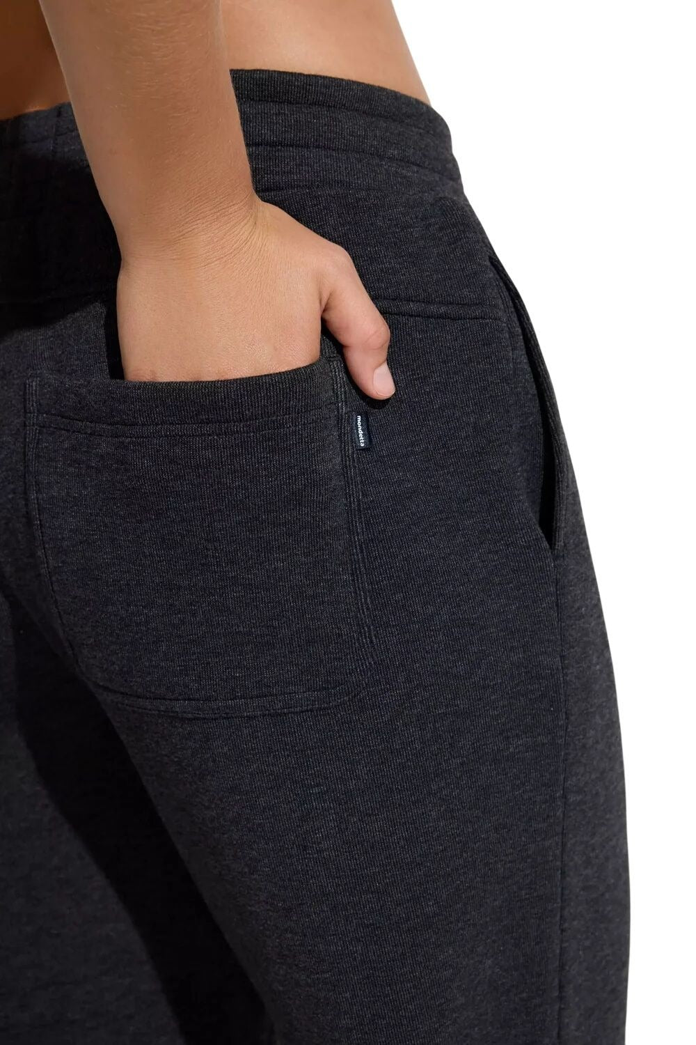 Mondetta Women Fleece Jogger Pants Leisure Elastic Waist Sweatpants Loungewear