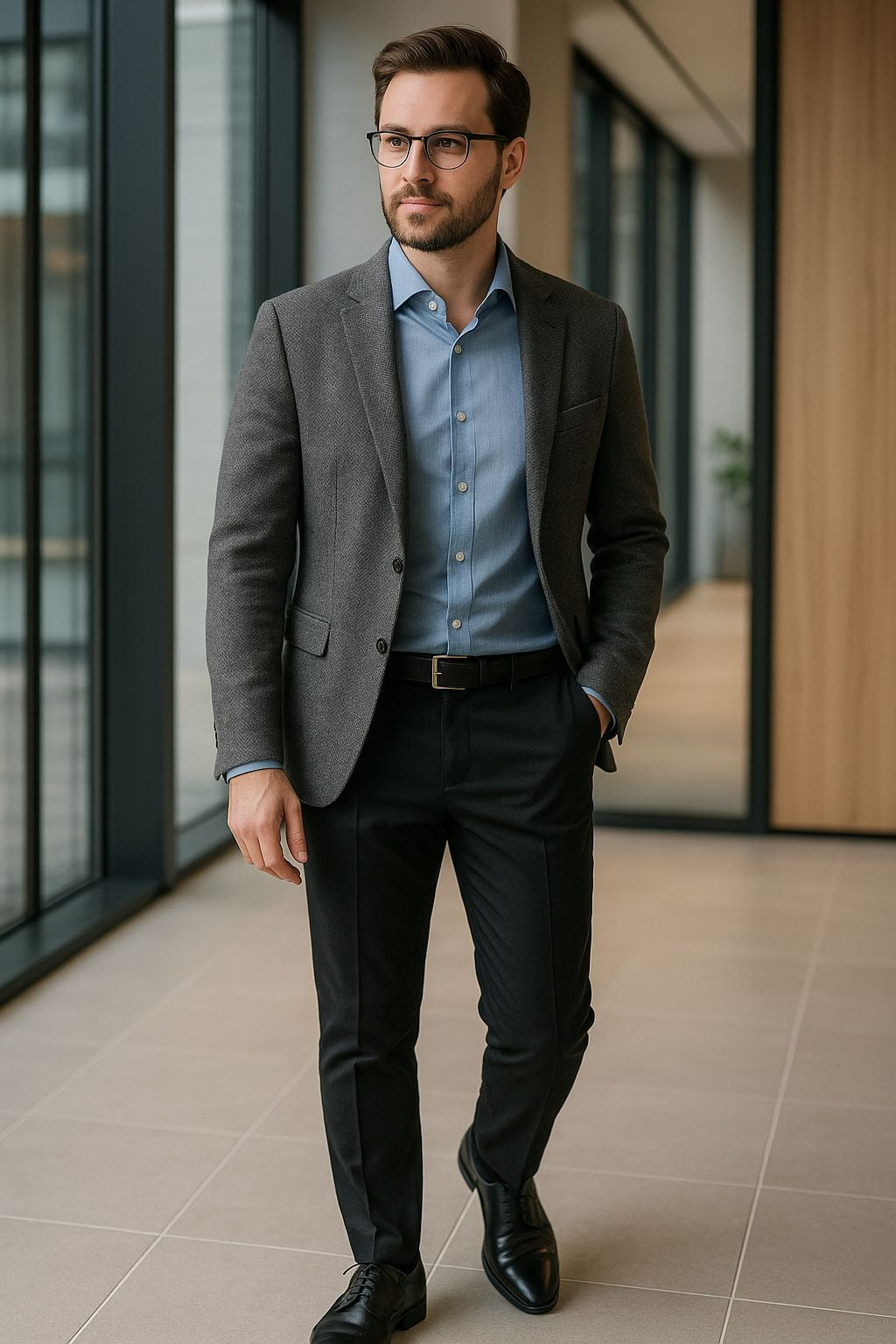 Perry Ellis Men's Leather Dress Shoes Lace-up Oxford Smooth Buffed Business