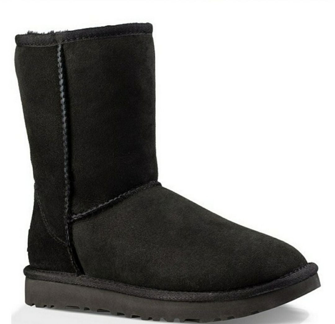 UGG 6 Classic Short II Women Fur Boots Black Designer Luxury Suede Shoes Winter