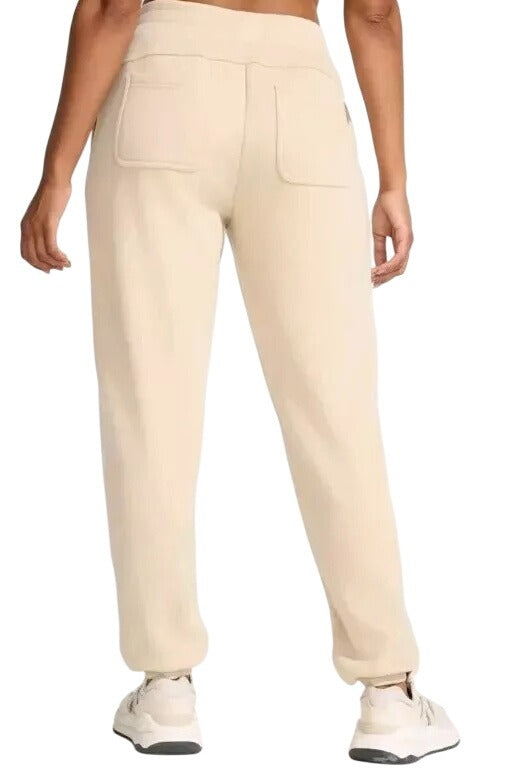 Mondetta Women Fleece Jogger Pants Leisure Elastic Waist Sweatpants Loungewear