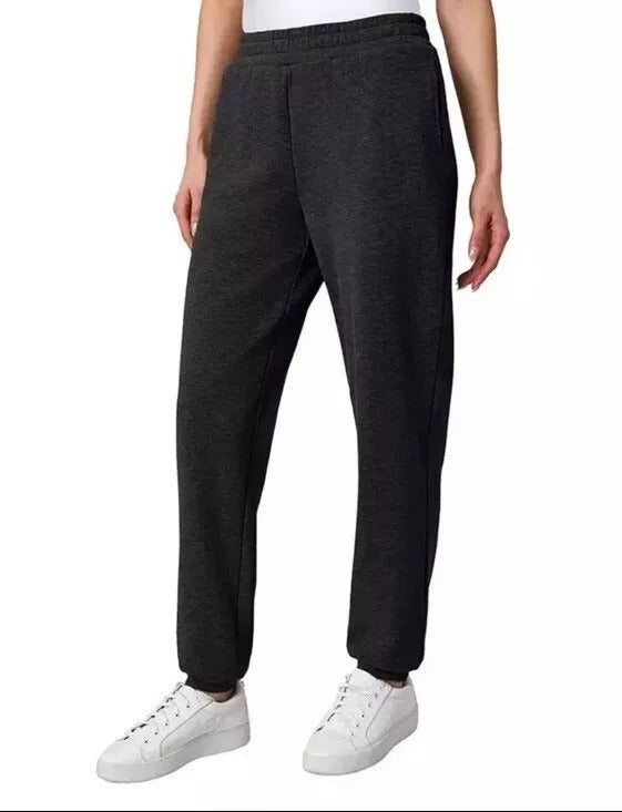 Mondetta Women Fleece Jogger Pants Leisure Elastic Waist Sweatpants Loungewear