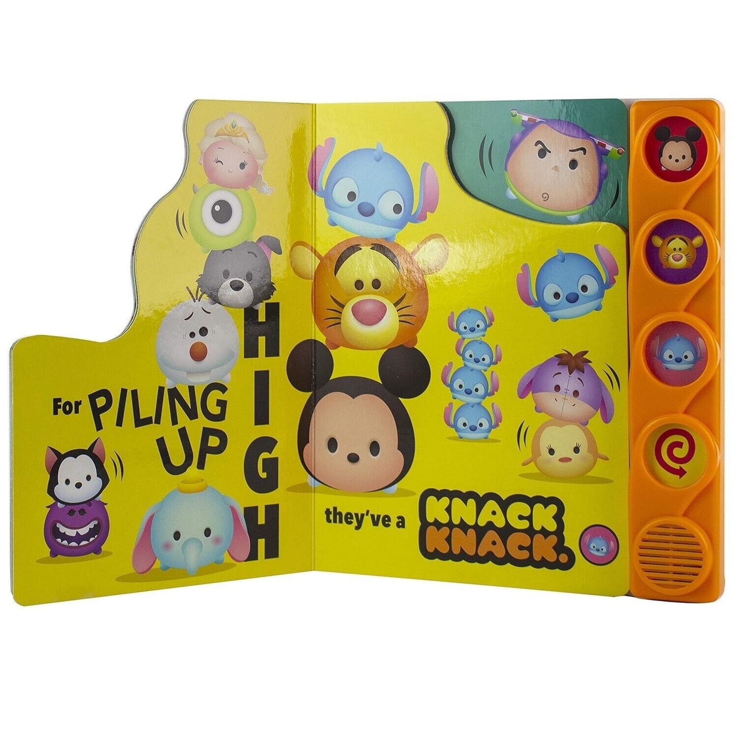 Tsum Tsum Stack Stack Disney Sound Book Children's Interactive Press Play Baby