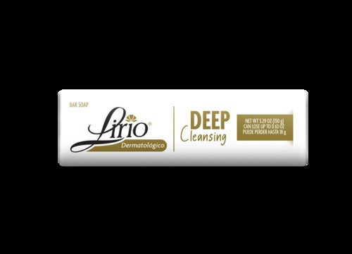Lirio Dermatologic Cleansing Bath/Body soap- 5.29 oz (150g) - Jabon Lirio Neutral Bar Soap