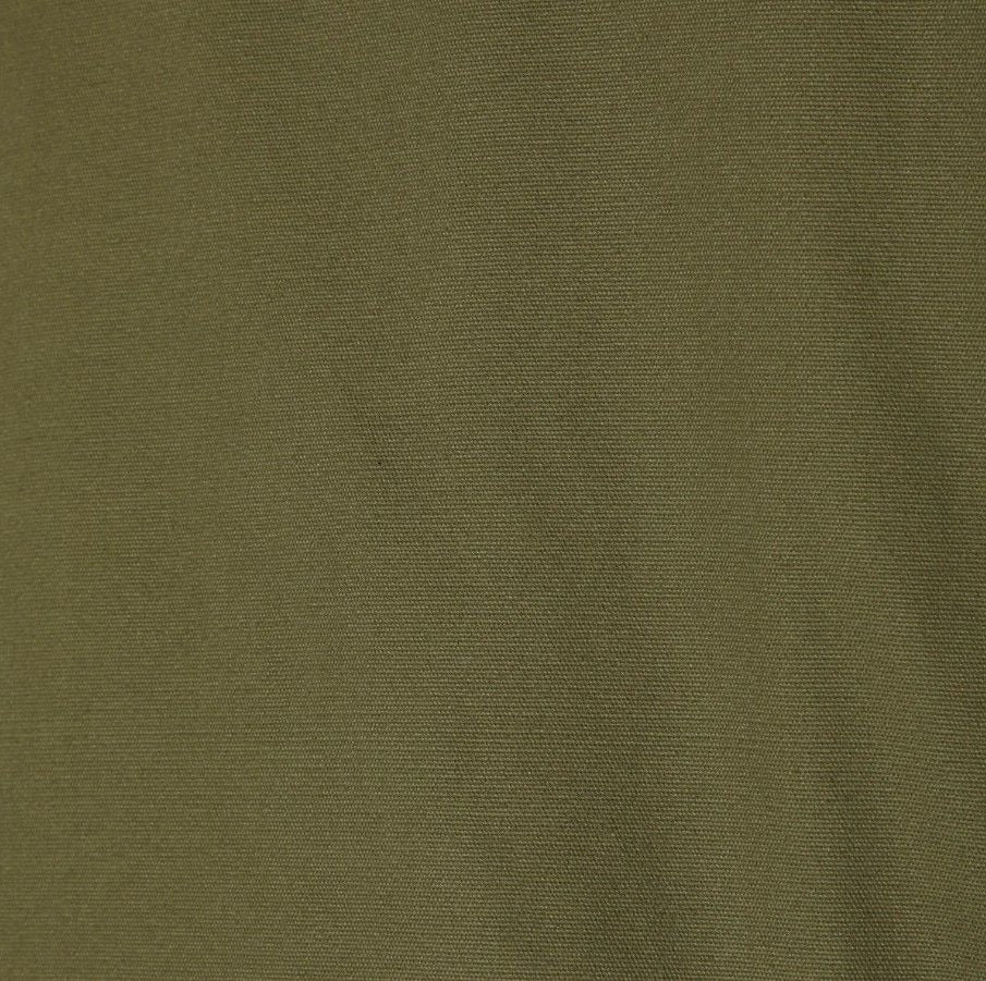 Woolrich Men's Canvas Hooded Jacket Plaid Kangaroo Pocket Zipper Hoodie Green