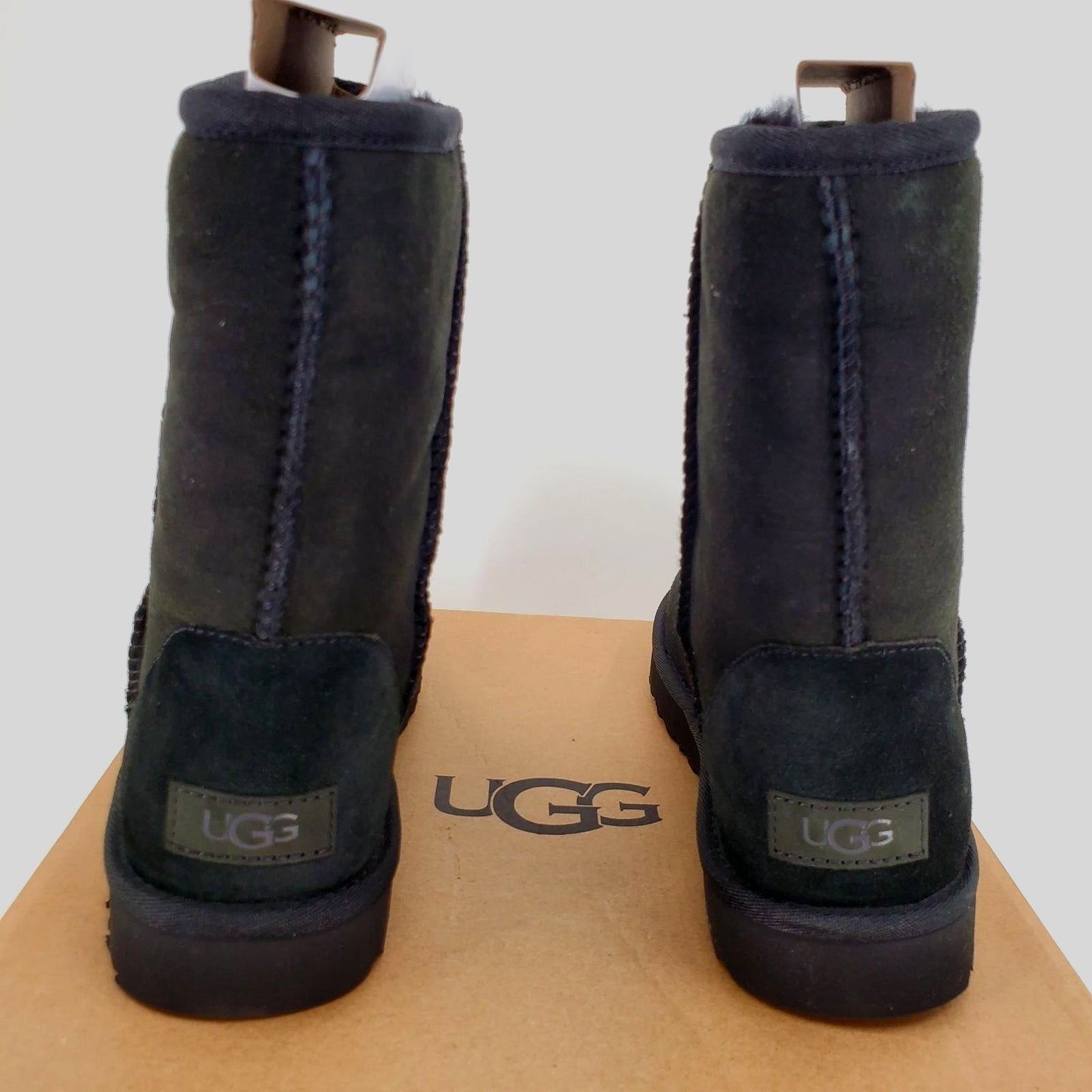 UGG 6 Classic Short II Women Fur Boots Black Designer Luxury Suede Shoes Winter