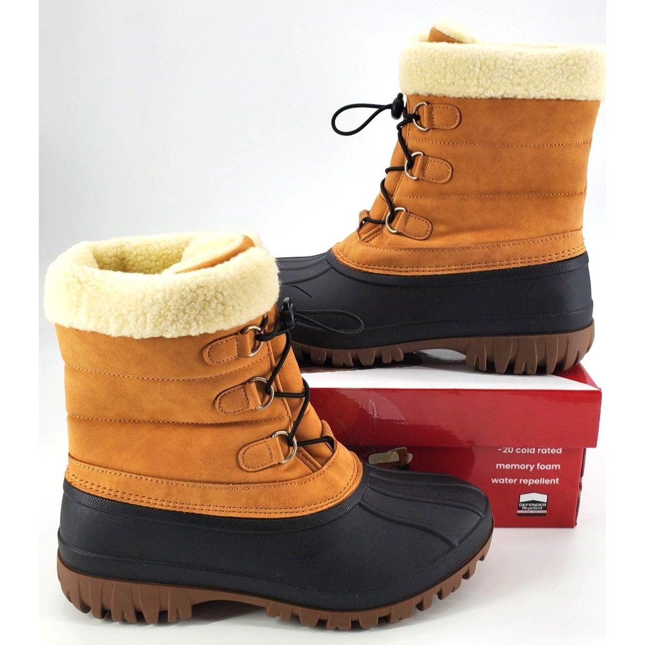 Chooka Boots Duck Waterproof Cold Weather Snow Rain Shoes Outdoor Shearling