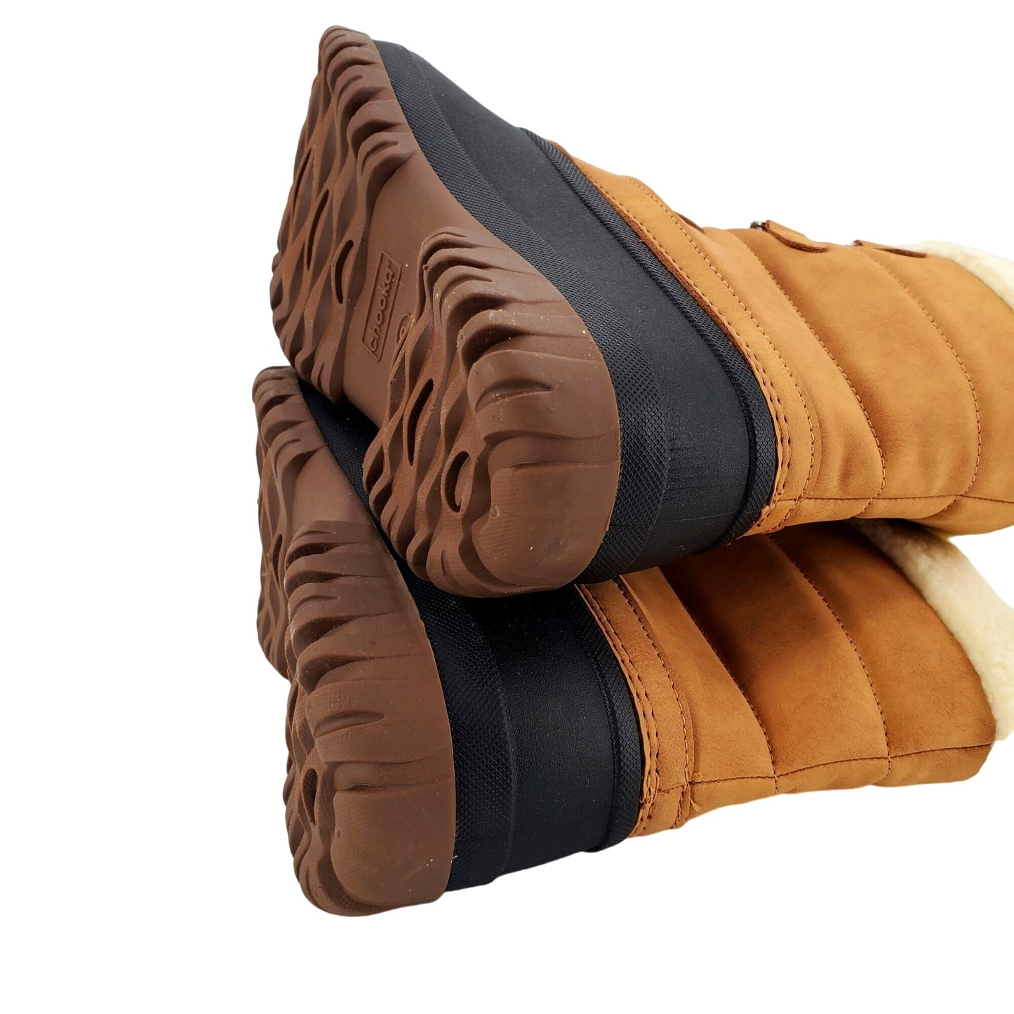 Chooka Boots Duck Waterproof Cold Weather Snow Rain Shoes Outdoor Shearling