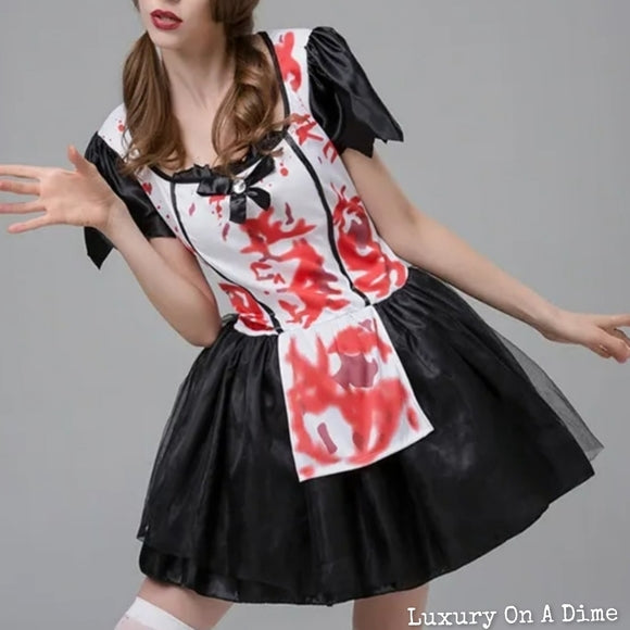 Horror Bloody Evil Nurse Killer Sexy Halloween Adult Costume