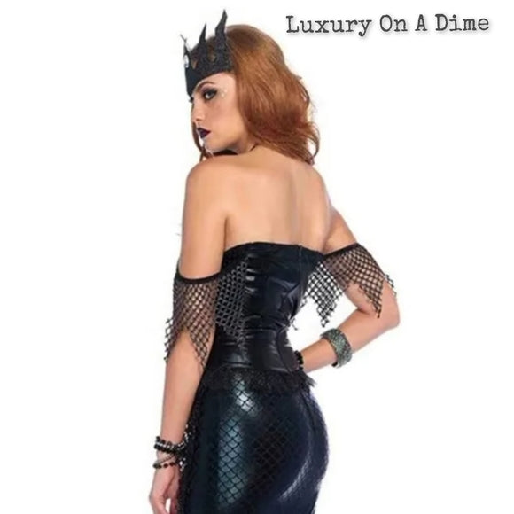 Dark MERMAID Sea Witch Cosplay Sexy Adult Women's Halloween Costume Mermaidcore