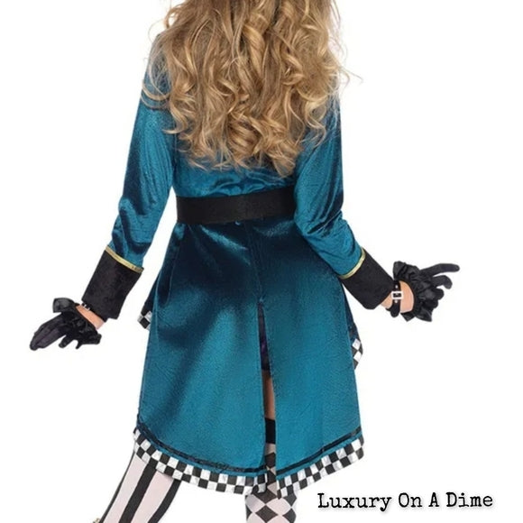 Miss Hatter Cosplay Sexy Adult Magician Halloween Costume