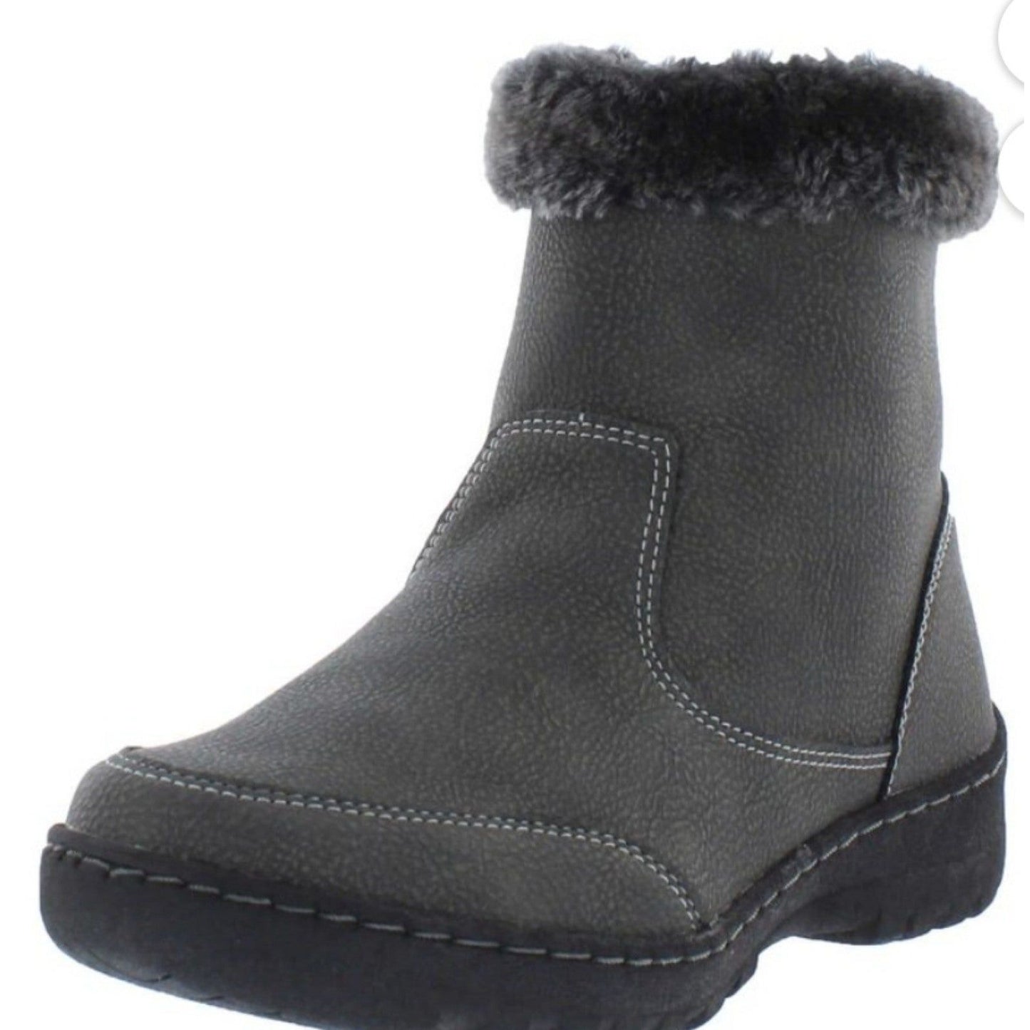 Khombu Boots Woman Outdoor Vegan Faux fur Water-repellent Winter Snow Shoes