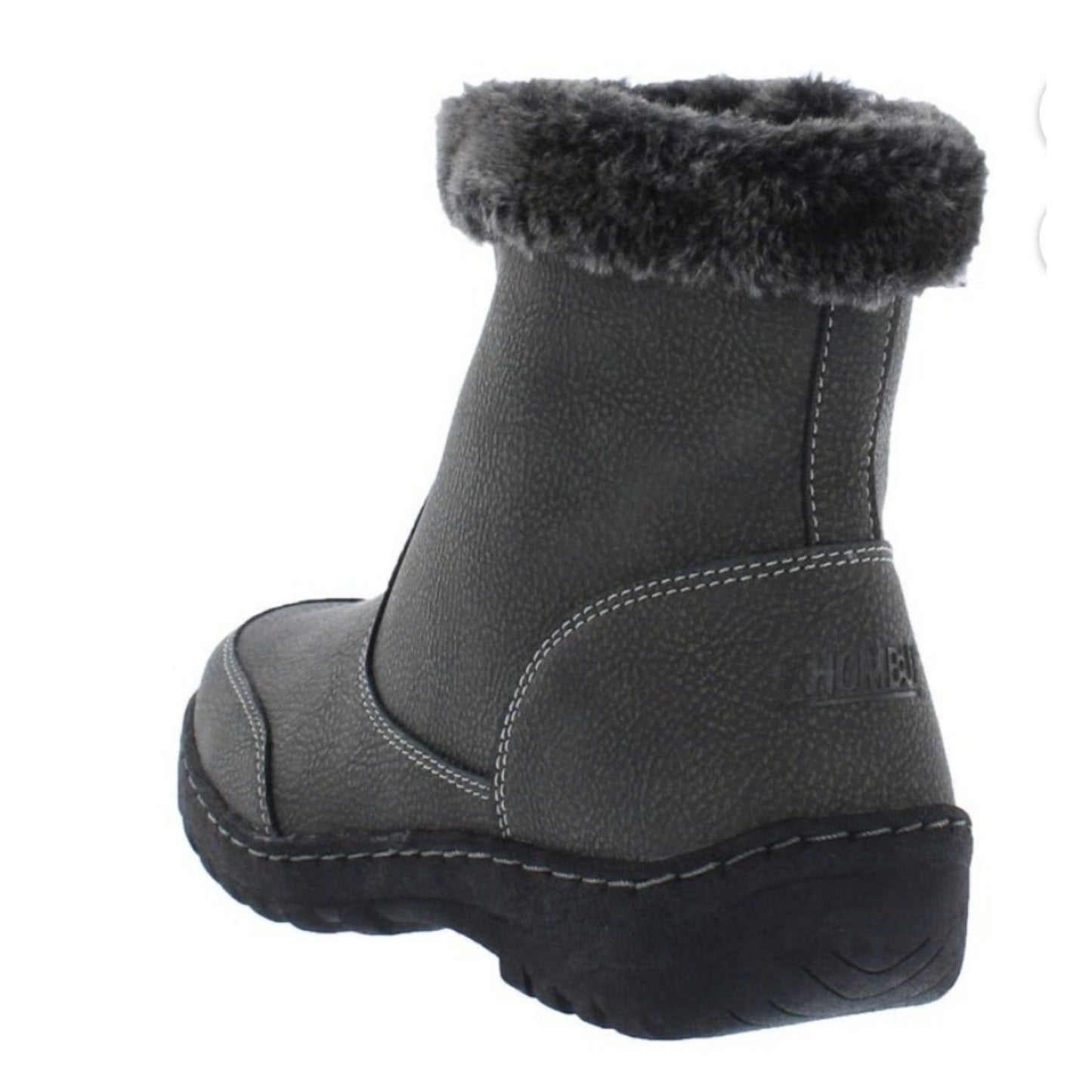 Khombu Boots Woman Outdoor Vegan Faux fur Water-repellent Winter Snow Shoes