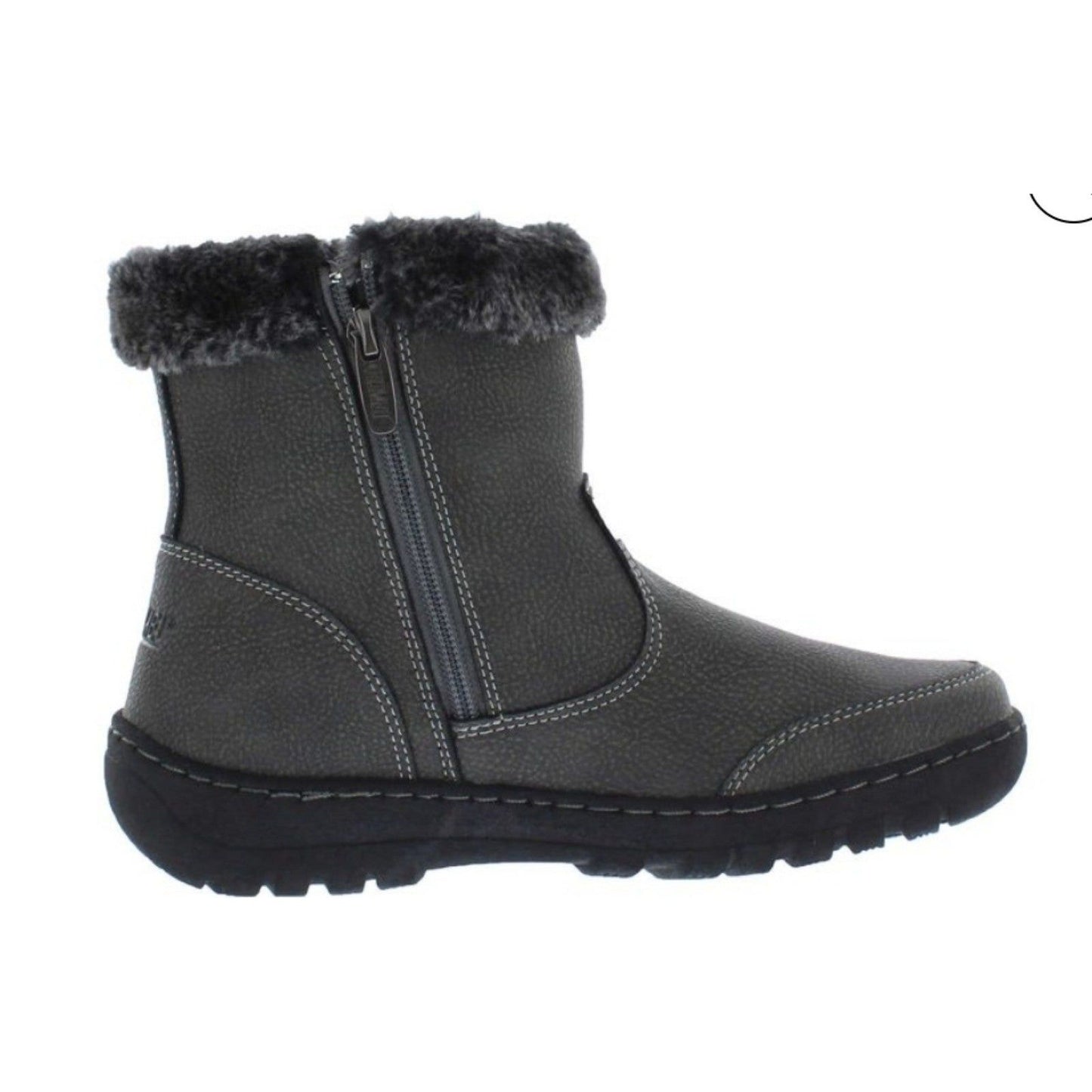 Khombu Boots Woman Outdoor Vegan Faux fur Water-repellent Winter Snow Shoes