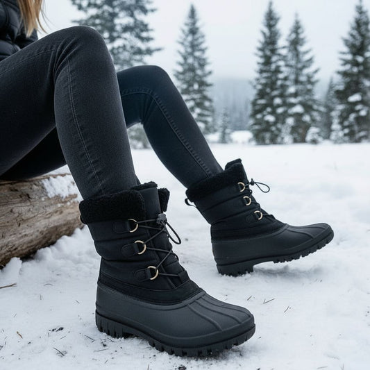 Chooka Boots Duck Waterproof Cold Weather Snow Rain Shoes Outdoor Shearling