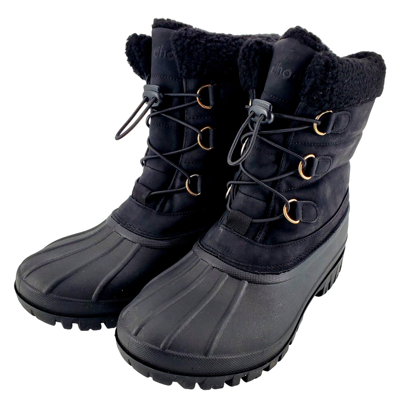 Chooka Boots Duck Waterproof Cold Weather Snow Rain Shoes Outdoor Shearling