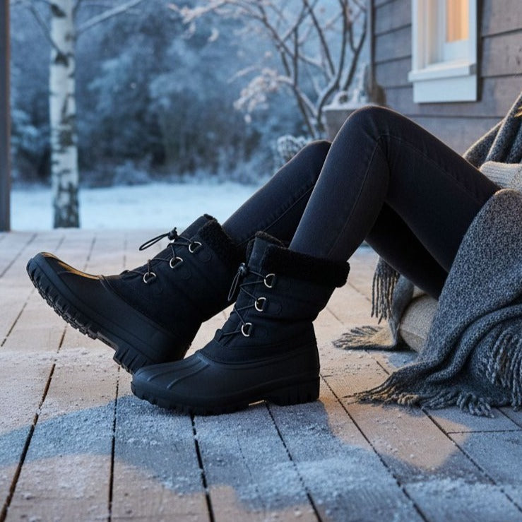 Chooka Boots Duck Waterproof Cold Weather Snow Rain Shoes Outdoor Shearling