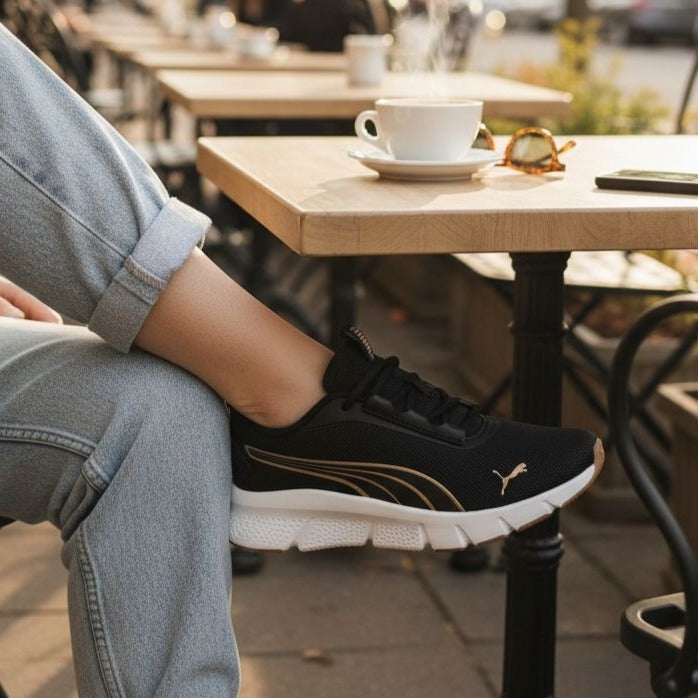 Puma Women Focus Flex Lite Sneaker Athletic Shoes Activewear Pumalite Black