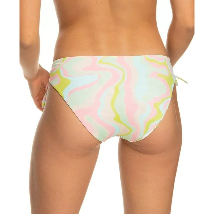 Roxy Tropics Hype Hipster Ambroisia Swirl Swimwear Bikini Bottom Side Tie