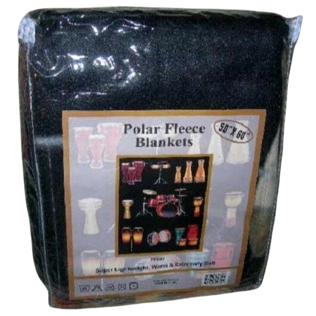 Music Fleece Throw Blanket Drums Bongo Congas Drummer Musician Band