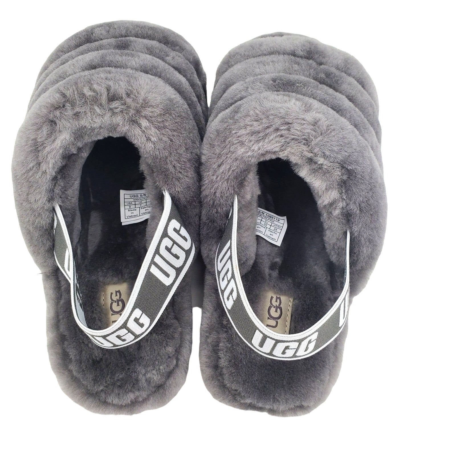 UGG Slides FLUFF YEAH SLIDE Fur Sandal Platform Slipper Shoes