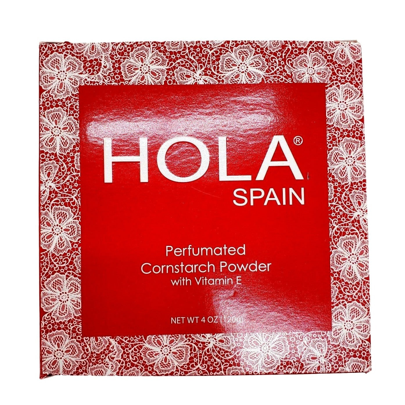 Hola Spain Perfumed Cornstarch Dusting Powder Plus Vitamin E (4 Ounces)